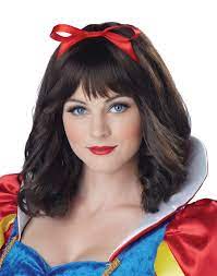 Black Snow White Adult Wig