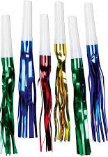 Fringe Party Blowouts - 6ct.