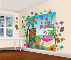 Luau Scene Setter Wall Decorations