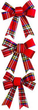 Small Multi Color Plaid Bows