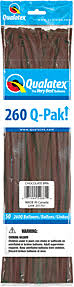 260Q Qualatex Balloons- Chocolate Brown