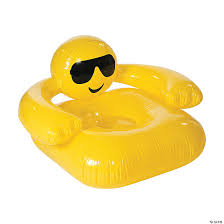 Emoji Smile Inflatable Chair