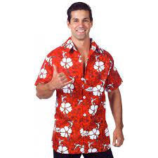 Red Hawaiian Shirt