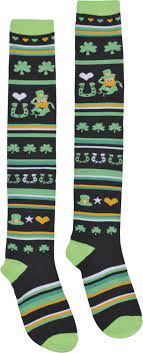 St. Patty's Knee High Shamrock Socks