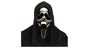 Golden Ghost Face Mask