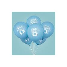 Blue Elephant 12" Latex Balloons
