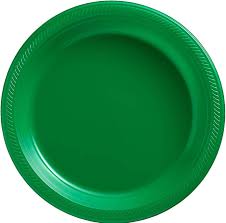 Emerald Green 7" Plastic Plates - 50ct.