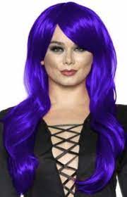 Purple Long Sassy Adult Wig