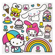 Hello Kitty & Friends Luncheon Napkins - 16ct.