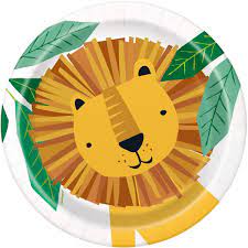 Animal Safari 7" Paper Plates