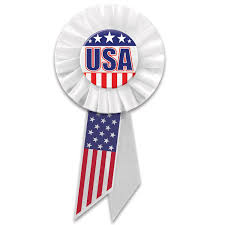 U.S.A. Rosette Ribbon