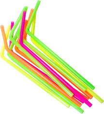 Neon Flex Straws - 50ct.