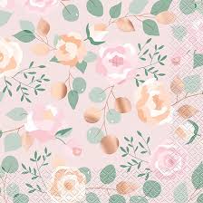 Pink Blooms Luncheon Napkins - 16ct.