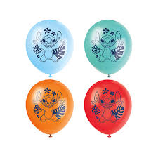 Stich Latex Balloons 8ct