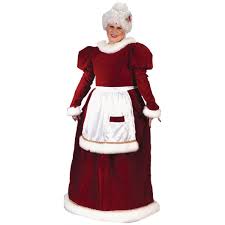 Ultra Velvet Mrs. Santa Costume - Plus Size