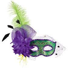 Mardi Gras Deluxe Mask