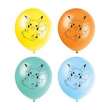 Pokemon 12" Latex Balloons 8ct.