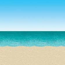 Insta-Theme Ocean & Beach Backdrop - 4ft. x 30ft.