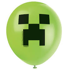 Minecraft Creeper 12" Latex Balloons