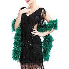 Emerald Green Chandelle Boa