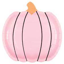 Posh Halloween Pumpkin Plate