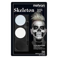 Skeleton Tri-Color Greasepaint Makeup