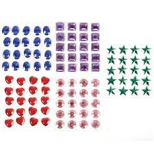 Adhesive Jewels on Sheets