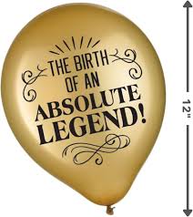 Aged to Perfection "Limited Edition" Happy Birthday Latex Balloons 15pcs
