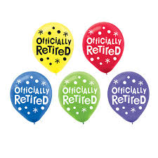 Officially Retired Primary Color Latex Balloons 15pcs