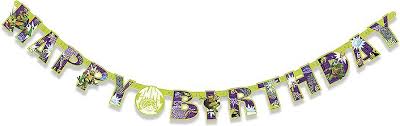TMNT Happy Birthday Banner