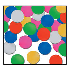 Multi-color Confetti Dots - 4oz