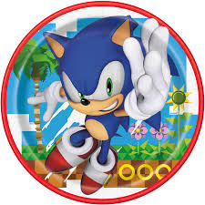 Sonic 9" Paper Plates