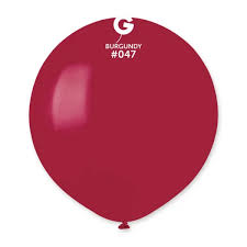 Burgundy Gemar Latex Balloons- #047