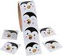 100ct. Penguin Sticker Roll