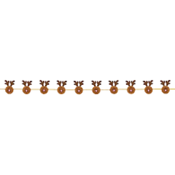Reindeer Pom Pom Garland