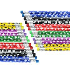 Paw Print Pencils