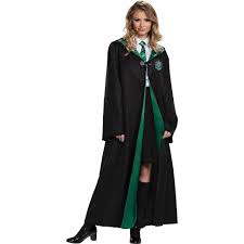 HARRY POTTER - SLYTHERIN ROBE COSTUME - DELUXE ADULT