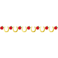 Horse Racing Foil Streamer