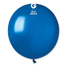 Dark Blue Metallic Gemar Latex Balloons- #054