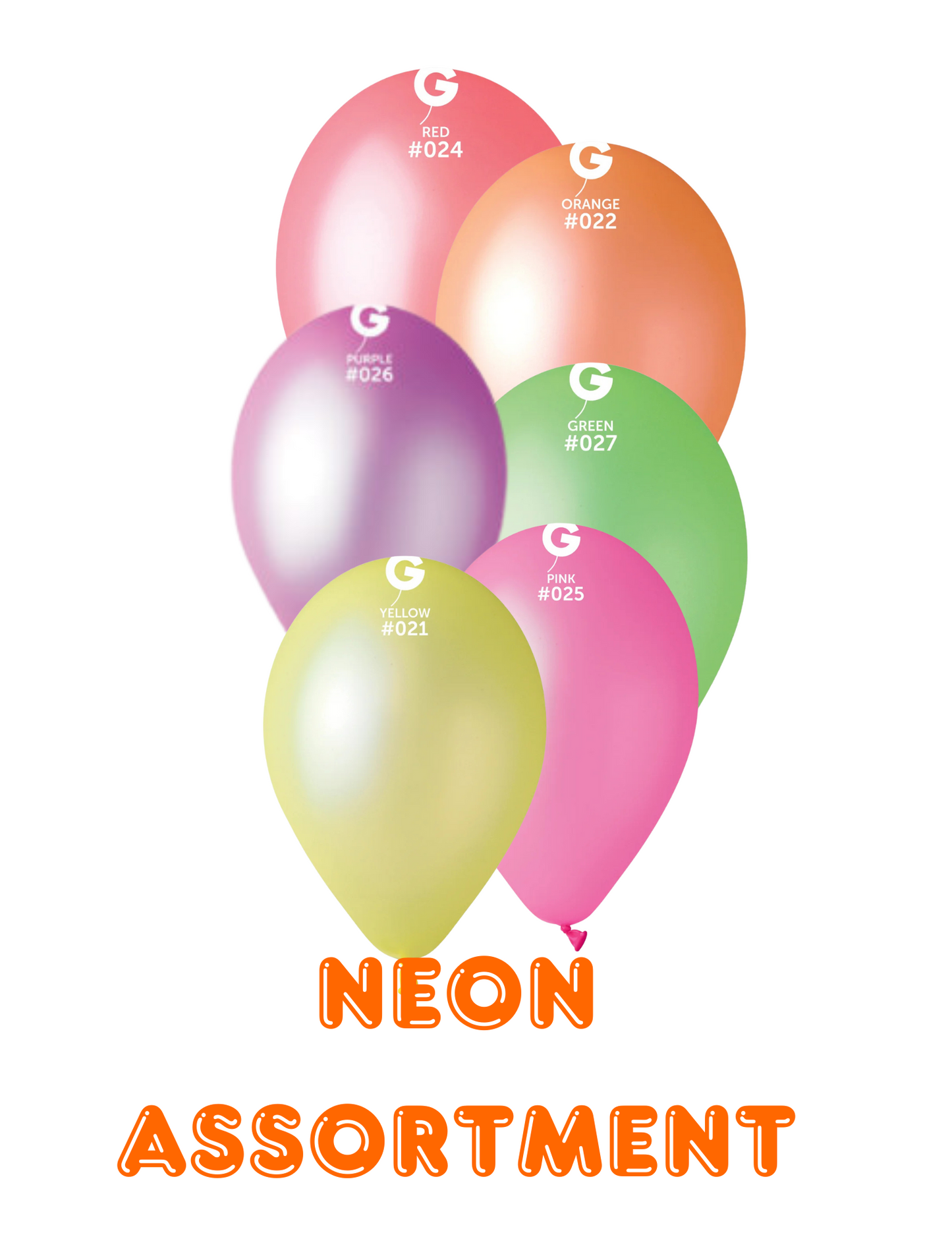 12 Helium Filled Latex Balloons