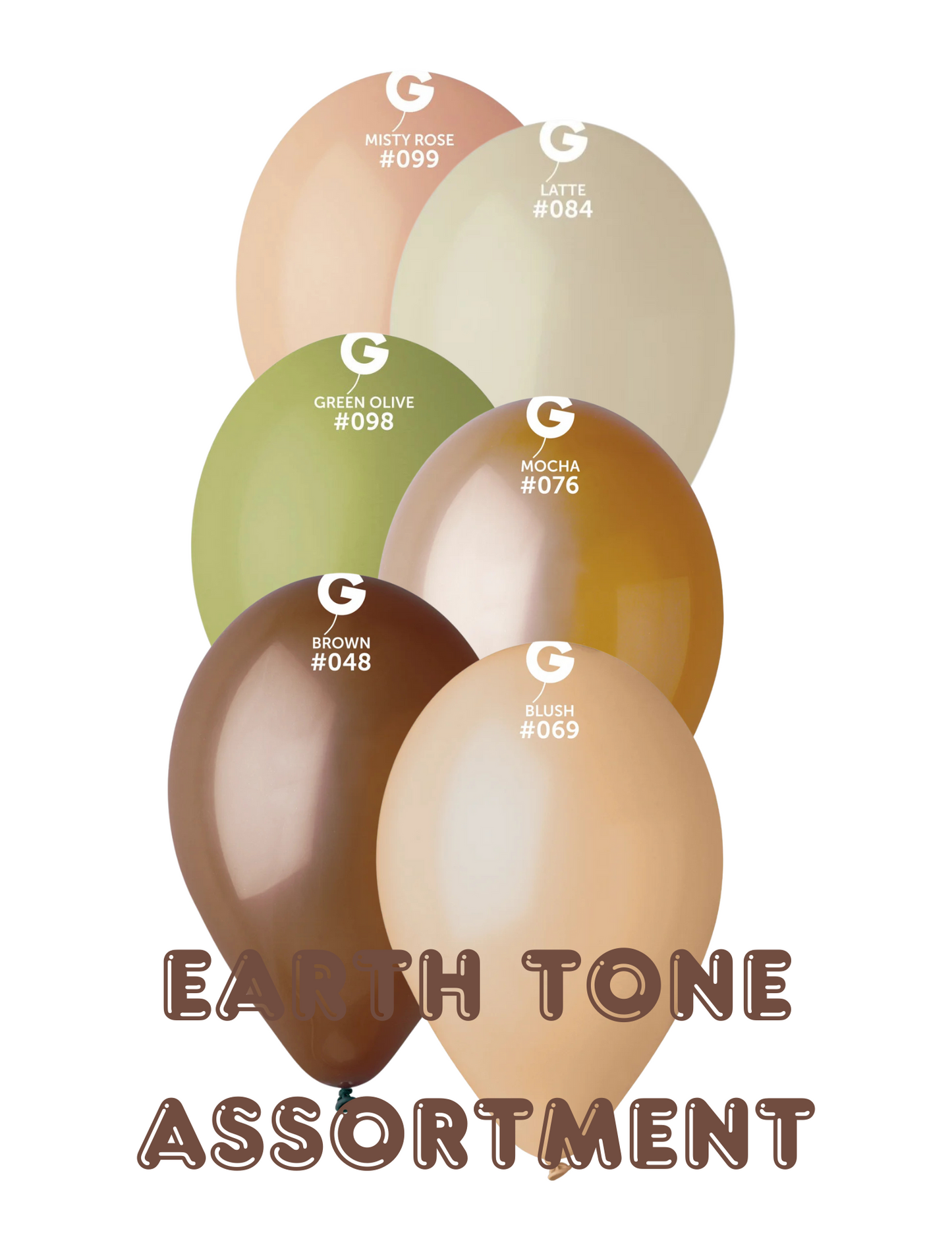 12 Helium Filled Latex Balloons