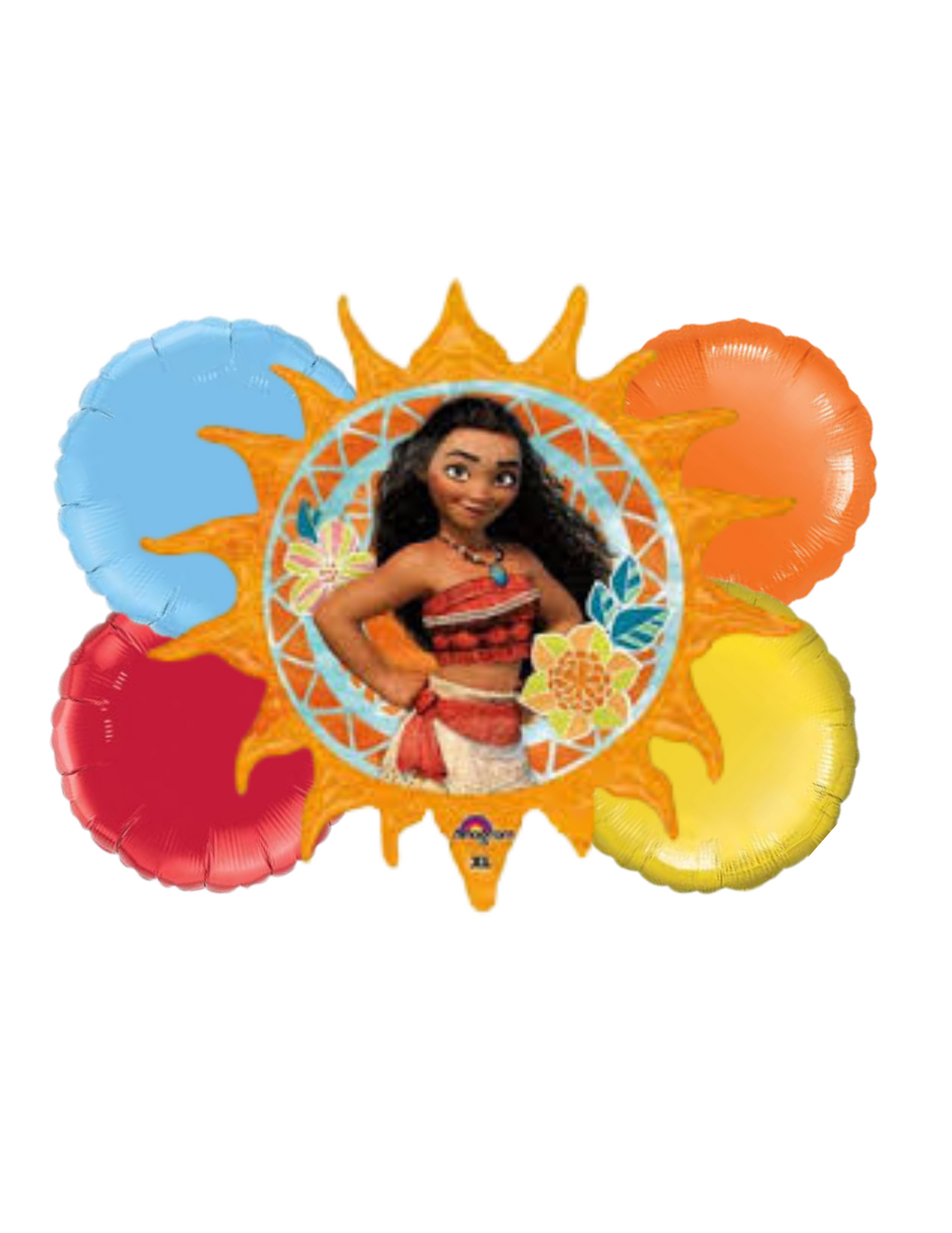 Moana Helium Balloon Bouquet - Pick Up In-Store