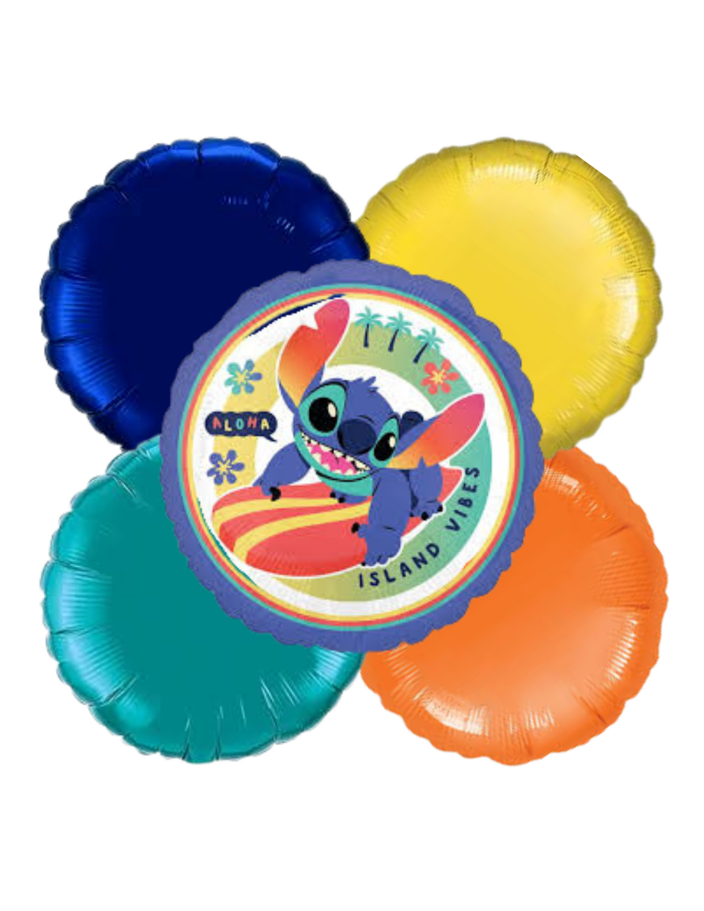 Stitch Helium Bouquet - Pick Up In-Store