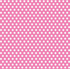 Bright Pink Polka Dot Wrapping Paper - 30" x 5ft.