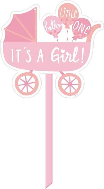 Baby Girl Lawn Sign