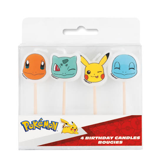 Pokemon Candles - 4ct.