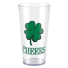 St. Patty's Cheers Shamrock Plastic Cup