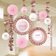Sweet 16 Room Decorating Kit - 13pcs.