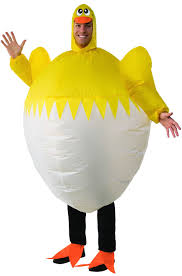 Hatching Chick Adult Size Inflatable Costume