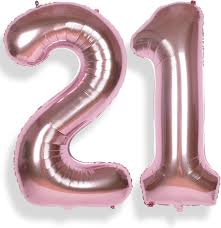 40" Mylar Number Balloon w/ Helium